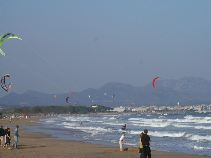 kite-surf on Frejus beach