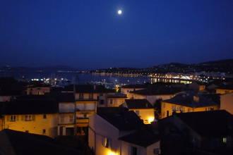 From St Maxime, by night , St Tropez view