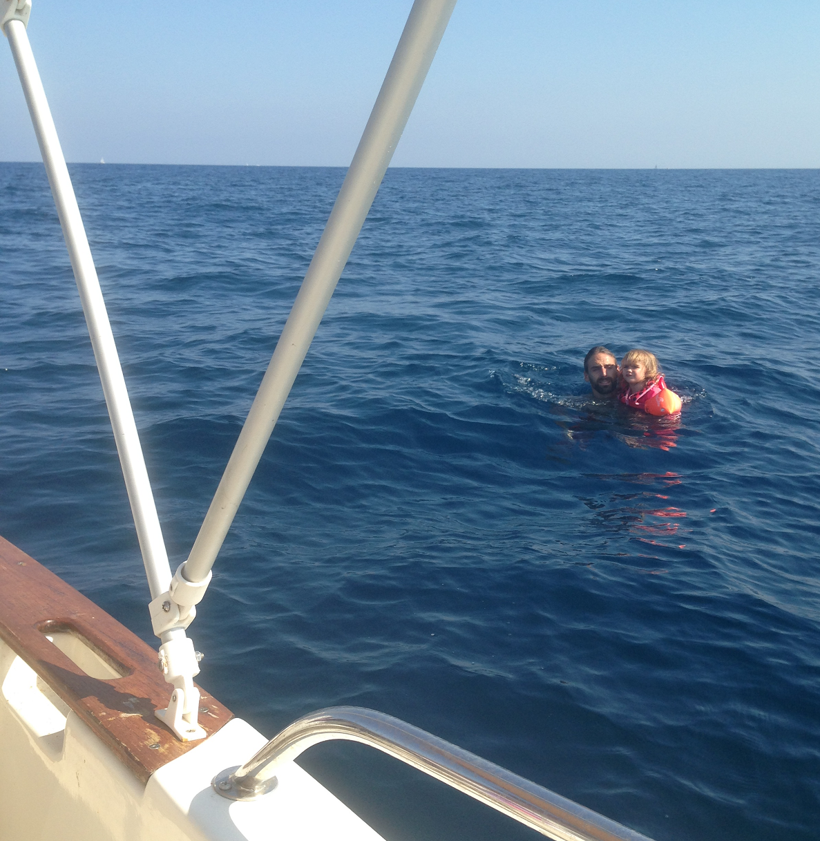 Swimming in mediterranee sea