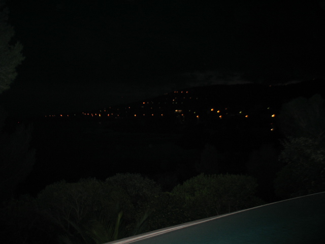 The view, by night