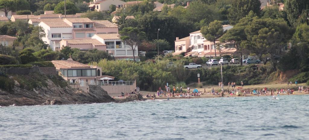 From the beach, near the villa, walk along the mediterranee coast
